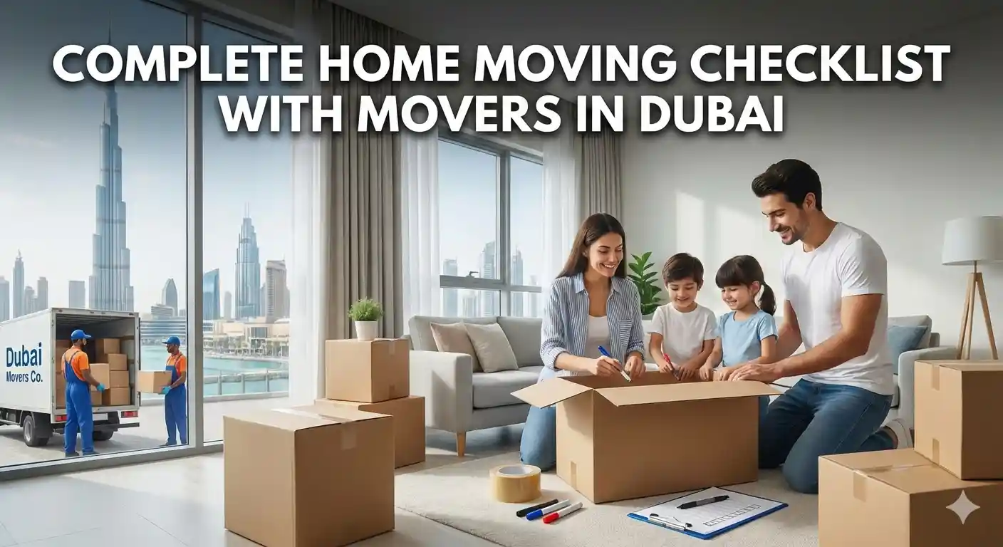 Complete Home Moving Checklist With Movers in Dubai
