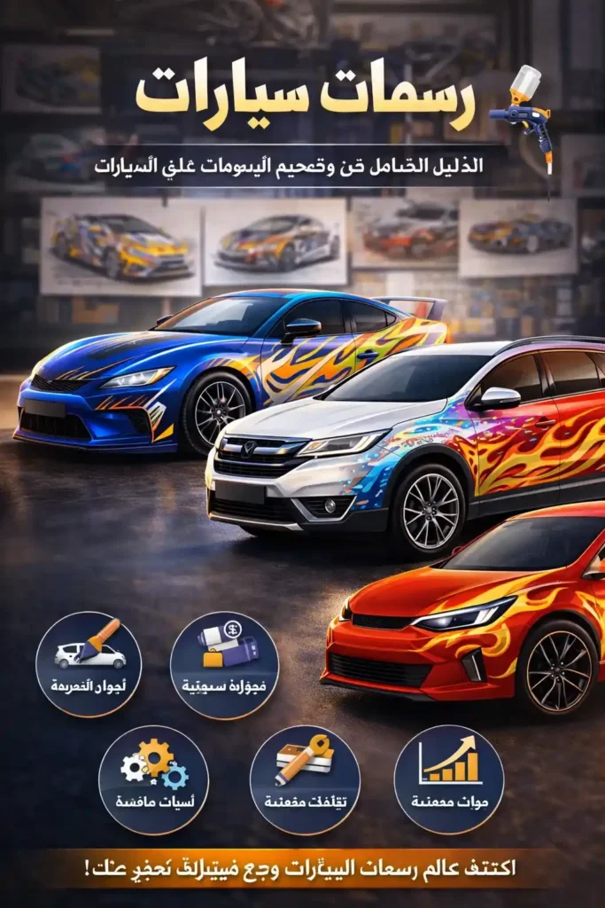 رسمات سيارات