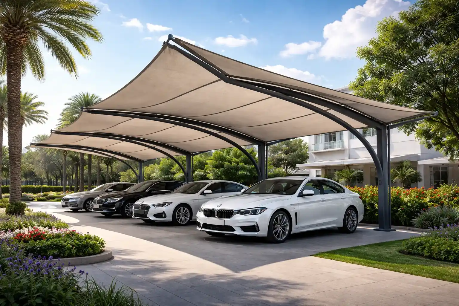 مظلات سيارات