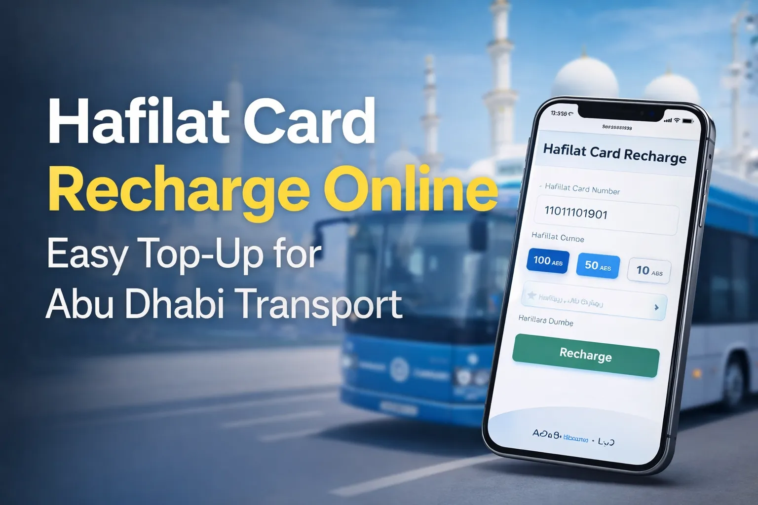Hafilat Card Recharge Online
