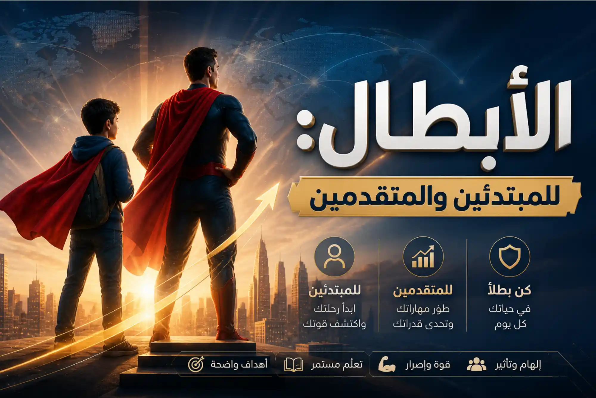 الأبطال للمبتدئين والمتقدمين
