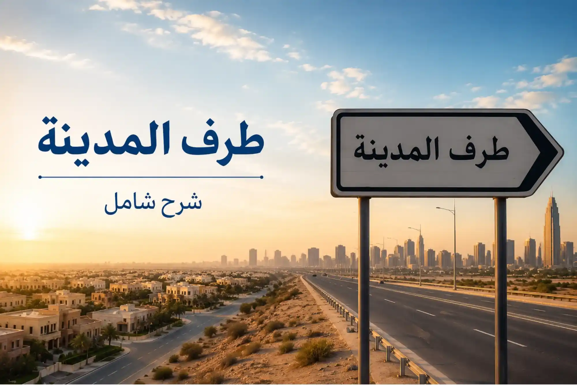 طرف المدينة شرح شامل
