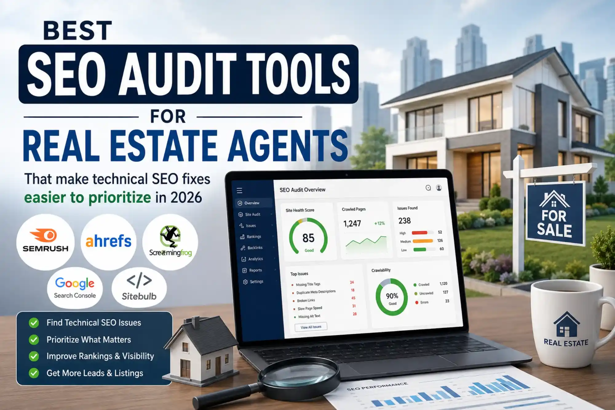 Best SEO Audit Tools for Real Estate Agents that make technical SEO fixes easier to prioritize in 2026