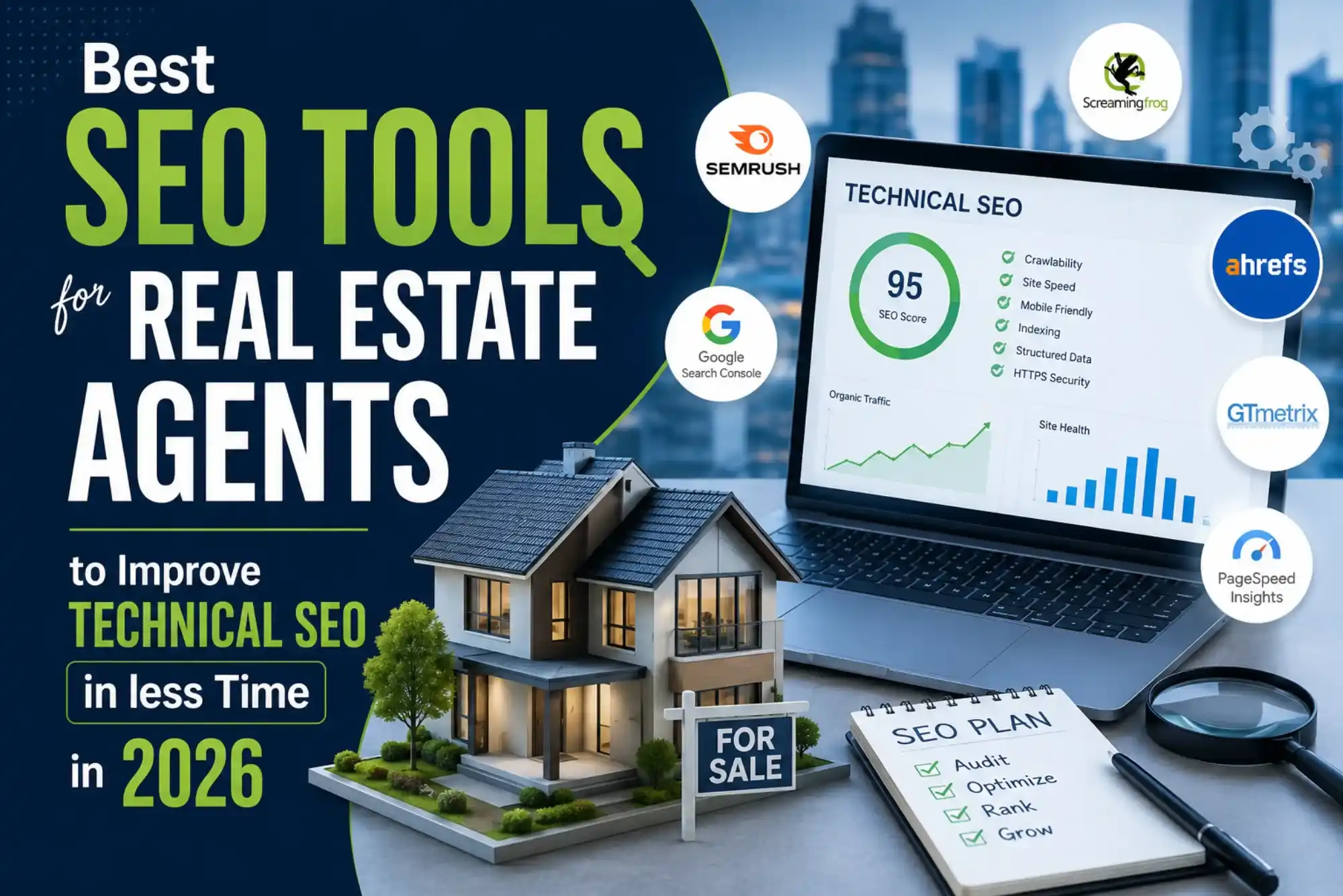 Best SEO Tools for Real Estate Agents to Improve Technical SEO in less Time in 2026