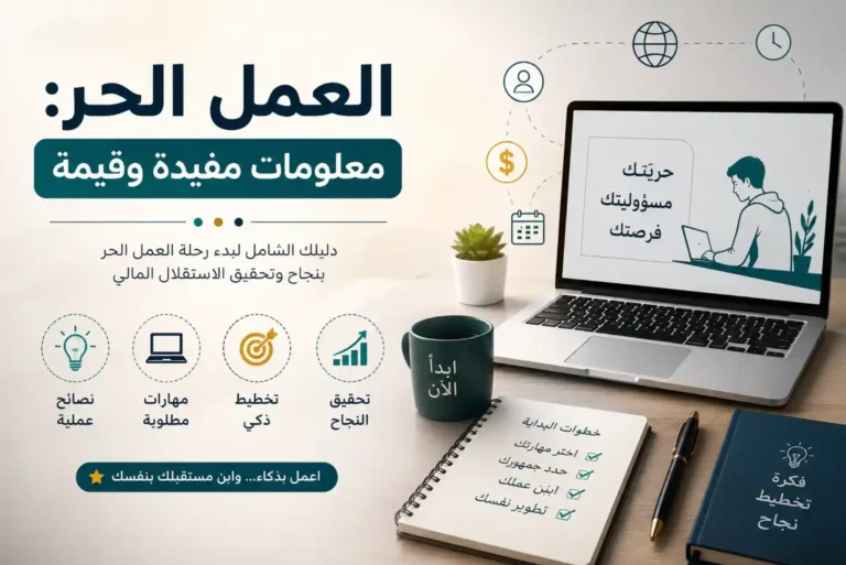 العمل الحر معلومات مفيدة وقيمة